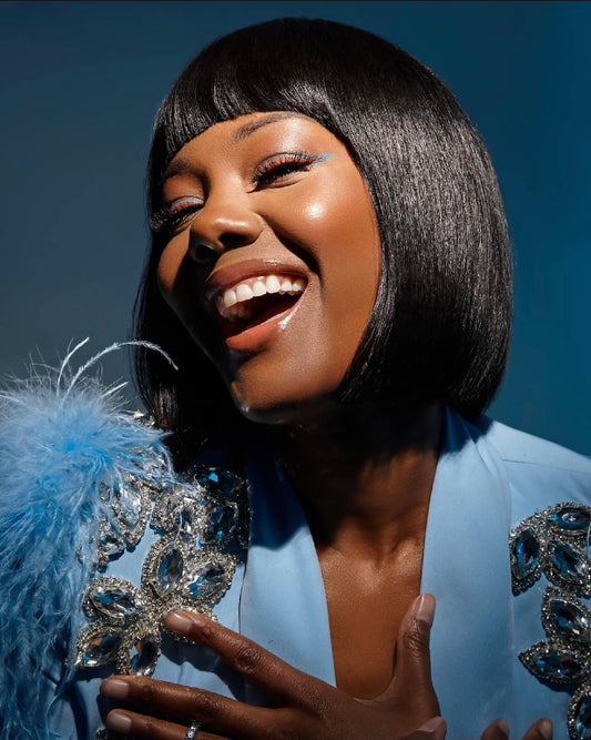 Ms.Banks Blazer (Baby blue)